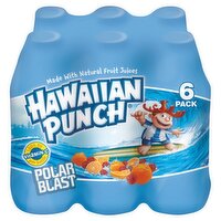 Hawaiian Punch Polar Blast Juice Drink, 6 count, 6 Each