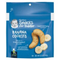 Gerber Banana Cookies Baby Food, Toddler 12+ months, 5.0 oz