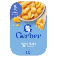 Gerber Pasta Shells & Cheese Baby Food, Toddler 12+ months, 6 oz
