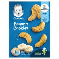 Gerber Banana Cookies Toddler Snacks, 5 oz