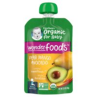 Gerber 2nd Foods Wonderfoods Pear Mango Avocado Baby Food, Sitter, 3.5 oz, 3.5 Ounce