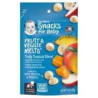 Gerber Truly Tropical Blend Fruit and Veggie Melts, 1 Oz, 1 Ounce