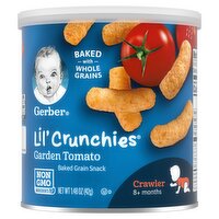 Gerber Lil' Crunchies Garden Tomato Baked Corn Snacks, 1.48 Oz, 1.48 Ounce