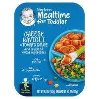 Gerber Cheese Ravioli in Tomato Sauce Baby Food, Toddler, 12+ Months, 6.6 oz