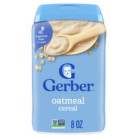 Gerber 1st Foods Oatmeal Cereal Baby Food, Supported Sitter, 8 oz