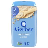 Gerber 1st Foods Oatmeal Cereal Baby Food, Supported Sitter, 16 oz