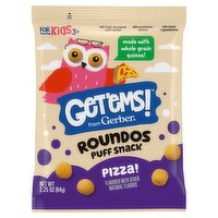 Gerber Get'ems! Pizza! Roundos Puff Snack, 2.25 oz, 2.25 Ounce