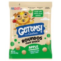Gerber Get'ems! Apple Cinnamon! Roundos Puff Sack, 3+ years, 2.25 oz