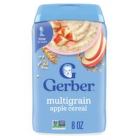 Gerber 2nd Foods Multigrain Apple Cereal Baby Food, Sitter, 8 oz