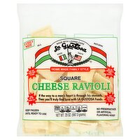 La Gustosa Square Cheese Ravioli Family Size, 20 oz