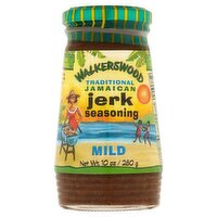 Walkerswood Traditional Mild Jamaican Jerk Seasoning, 10 oz, 10 Ounce