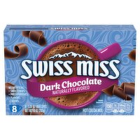 Swiss Miss Indulgent Collection Dark Chocolate Flavor Hot Cocoa Mix, 1.25 oz. 8-Count