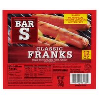 Bar-S Classic Franks, 12 oz
