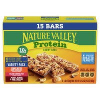 Nature Valley Protein Chewy Bars Variety Pack, 1.42 oz, 15 count