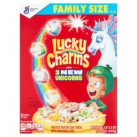 General Mills Lucky Charms Frosted Toasted Oat Cereal with Marshmallows Family Size, 1 lb 3.3 oz