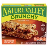 Nature Valley Crunchy Peanut Butter Dark Chocolate Granola Bars, 1.49 oz, 6 count, 8.94 Ounce