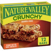 Nature Valley Crunchy Peanut Butter Dark Chocolate Granola Bars, 1.49 oz, 6 count