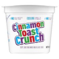General Mills Cinnamon Toast Crunch Crispy, Sweetened Whole Wheat & Rice Cereal, 2 oz