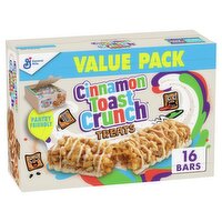 General Mills Cinnamon Toast Crunch Treats Cinnamon Bars Value Pack, 0.85 oz, 16 count