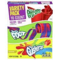 Fruit Flavored Snacks Variety Pack, 16 count, 10.2 oz