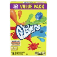 Fruit Gushers Fruit Flavored Snacks Variety Pack, 0.8 oz, 12 count, 9.6 Ounce