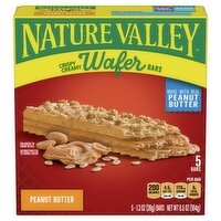 Nature Valley Crispy Creamy Peanut Butter Wafer Bars, 1.3 oz, 5 oz