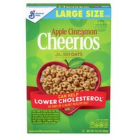 General Mills Cheerios Apple Cinnamon Sweetened Whole Grain Oat Cereal Large Size, 14.2 oz