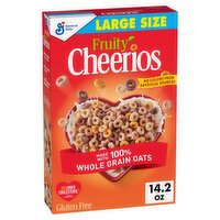 General Mills Cheerios Fruity Sweetened Whole Grain Oat Cereal Large Size, 14.2 oz, 14.2 Ounce