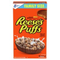 General Mills Reese's Puffs Sweet and Crunchy Corn Puffs Family Size, 1 lb 3.7 oz, 19.7 Ounce