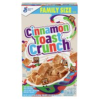 General Mills Cinnamon Toast Crunch Sweetened Whole Wheat & Rice Cereal Family Size, 1 lb 2.8 oz, 18.8 Ounce