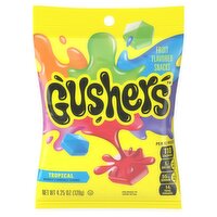 Gushers Tropical Fruit Flavored Snacks, 4.25 oz
