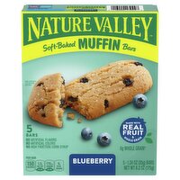 Nature Valley Blueberry Soft-Baked Muffin Bars, 1.24 oz, 5 count