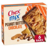 Chex Mix Peanut Butter Chocolate Bars, 6 count, 6.78 oz