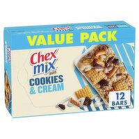 Chex Mix Cookies & Cream Bars Value Pack, 1.13 oz, 12 count, 13.56 Ounce