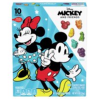 Betty Crocker Mickey and Friends Assorted Fruit Flavored Snacks, 0.8 oz, 10 count