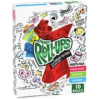 Fruit Roll-Ups Fruit Flavored Snacks Variety Pack, 0.5 oz, 10 count