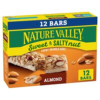 Nature Valley Sweet & Salty Nut Almond Chewy Granola Bars, 1.2 oz, 12 count