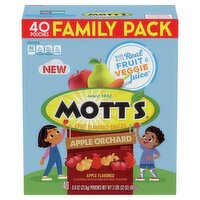 Mott's Apple Orchard Fruit Flavored Snacks Family Pack, 0.8 oz, 40 count, 32 Ounce