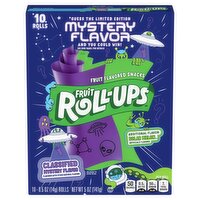 Fruit Roll-Ups Classified Mystery Flavor Fruit Flavored Snacks Limited Edition, 0.5 oz, 10 count, 5 Ounce