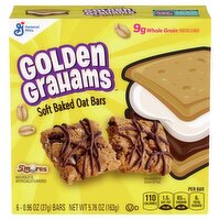 General Mills Golden Grahams S'mores Soft Baked Oat Bars, 0.96 oz, 6 count