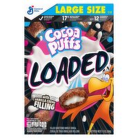 General Mills Cocoa Puffs Loaded with Vanilla Crème Filling Filled Sweetened Wheat Cereal, 13 oz