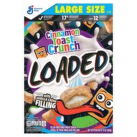 Cinnamon Toast Crunch Loaded with Vanilla Creme Filling Filled Sweetened Wheat Cereal, 13 oz