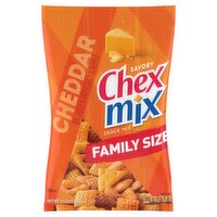 Chex Mix Cheddar Savory Snack Mix Family Size, 13.5 oz