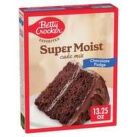 Betty Crocker Super Moist Favorites Chocolate Fudge Cake Mix, 13.25 oz