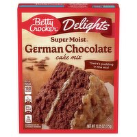 Betty Crocker Super Moist Delights German Chocolate Cake Mix, 13.25 oz, 13.25 Ounce