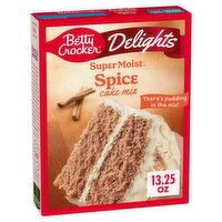 Betty Crocker Delights Super Moist Spice Cake Mix, 13.25 oz
