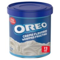 Betty Crocker Oreo Creame Flavored Whipped Frosting, 12 oz