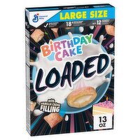 General Mills Loaded Birthday Cake Filled Sweetened Wheat Cereal, 13 oz