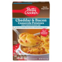 Betty Crocker Cheddar & Bacon Casserole Potatoes, 4 oz, 4 Ounce