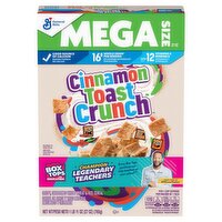 General Mills Cinnamon Toast Crunch Crispy, Sweetened Whole Wheat & Rice Cereal, 1 lb 11 oz